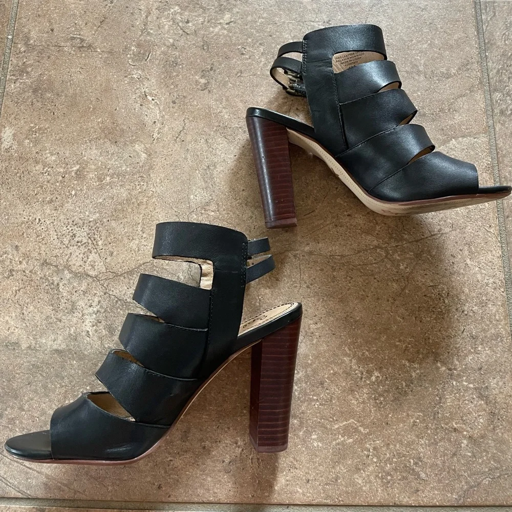 Splendid Leather Strappy Heel (6) - Picture 5 of 5